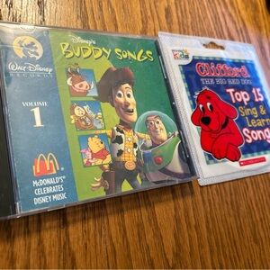 Disney Buddy Songs / Clifford the Big Red Dog (CD) Top 15 Sing & Learn